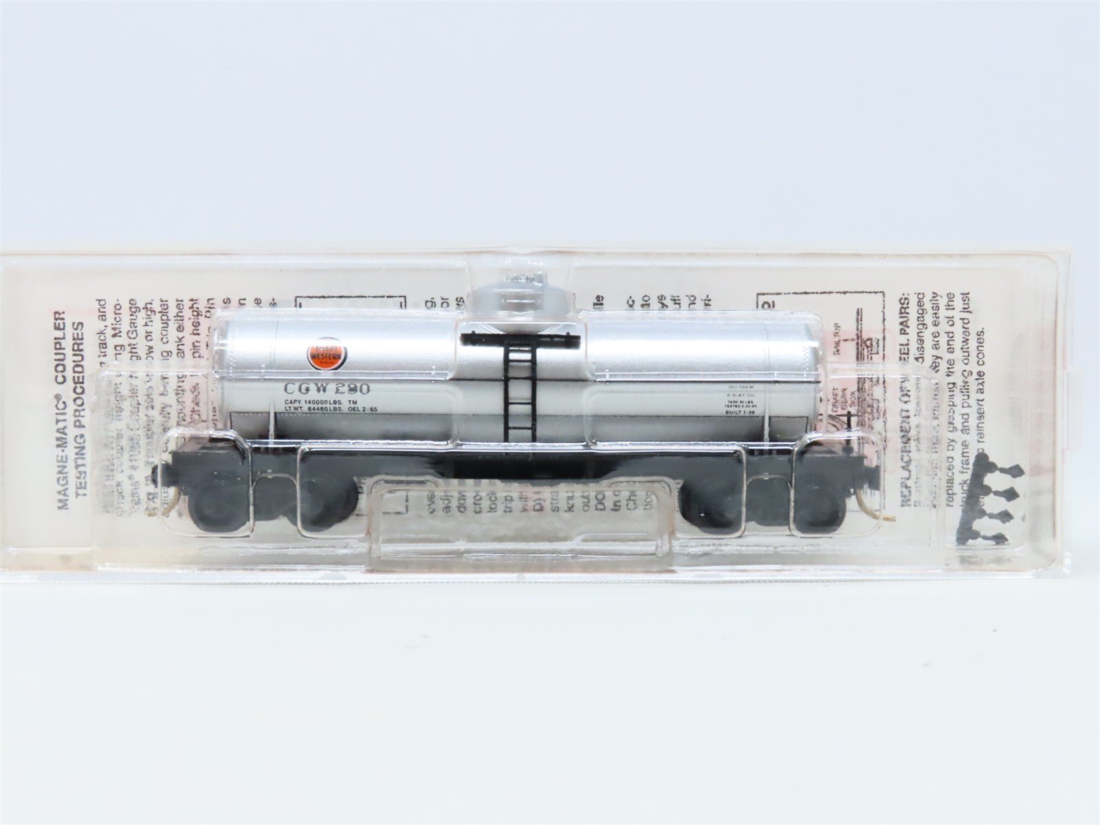 N Micro-Trains MTL 65400 CGW Chicago Great Western 39' Single Dome Tank Car #200