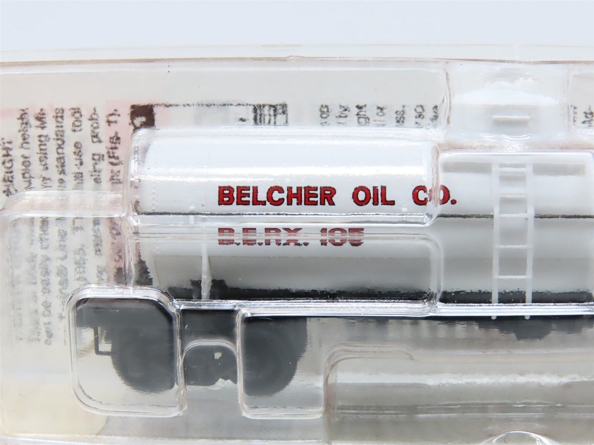 N Scale Micro-Trains MTL 65420 BERX Belcher Oil 39&#39; Single Dome Tank Car #105