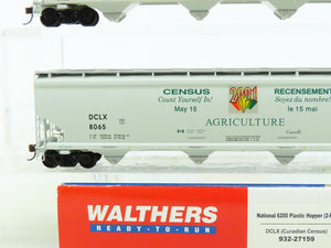 HO Scale Walthers #932-27159 DCLX Canadian Census 4-Bay Covered Hopper (2-Pack)