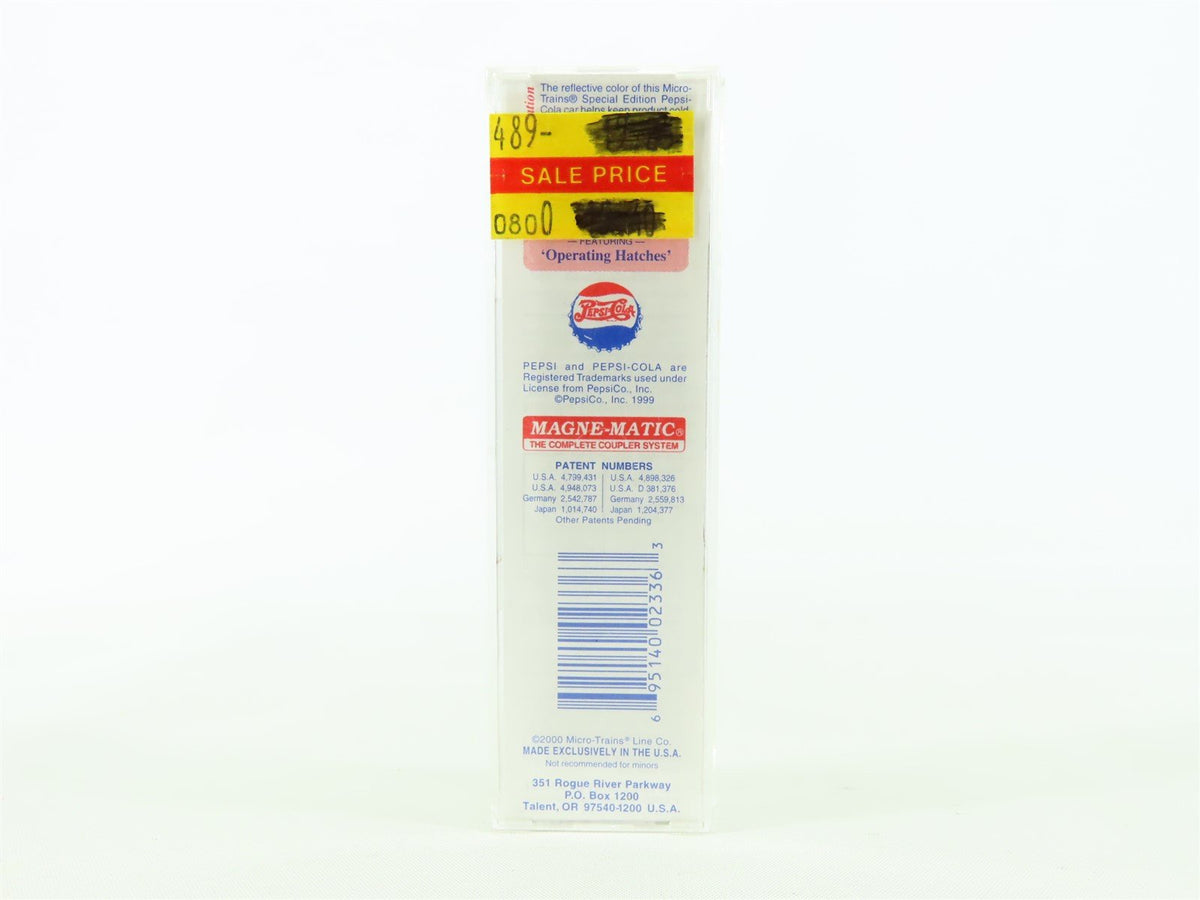 N Scale Micro-Trains MTL #58560 PCEX Pepsi-Cola 40&#39; Steel Side Ice Reefer #58506