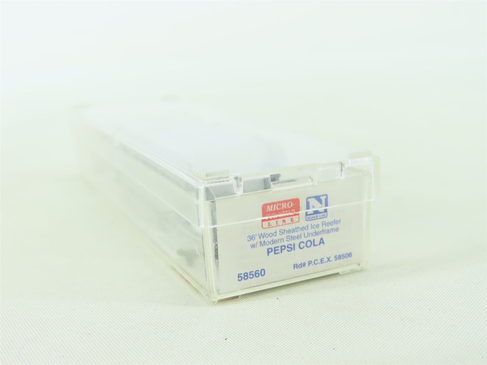 N Scale Micro-Trains MTL #58560 PCEX Pepsi-Cola 40' Steel Side Ice Reefer #58506