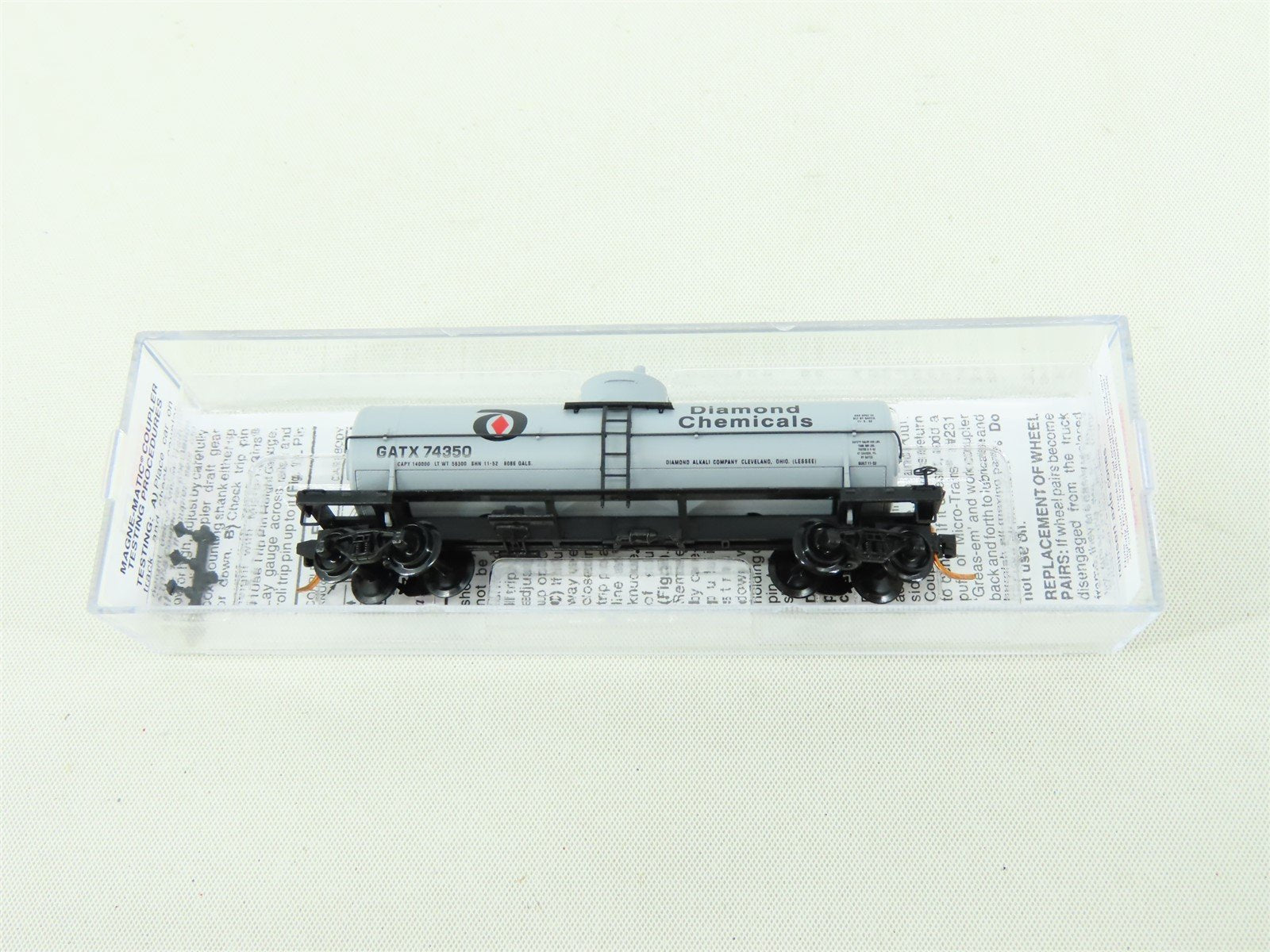 N Micro-Trains MTL #06500190 GATX Diamond Chemicals Single Dome Tank Car #74350