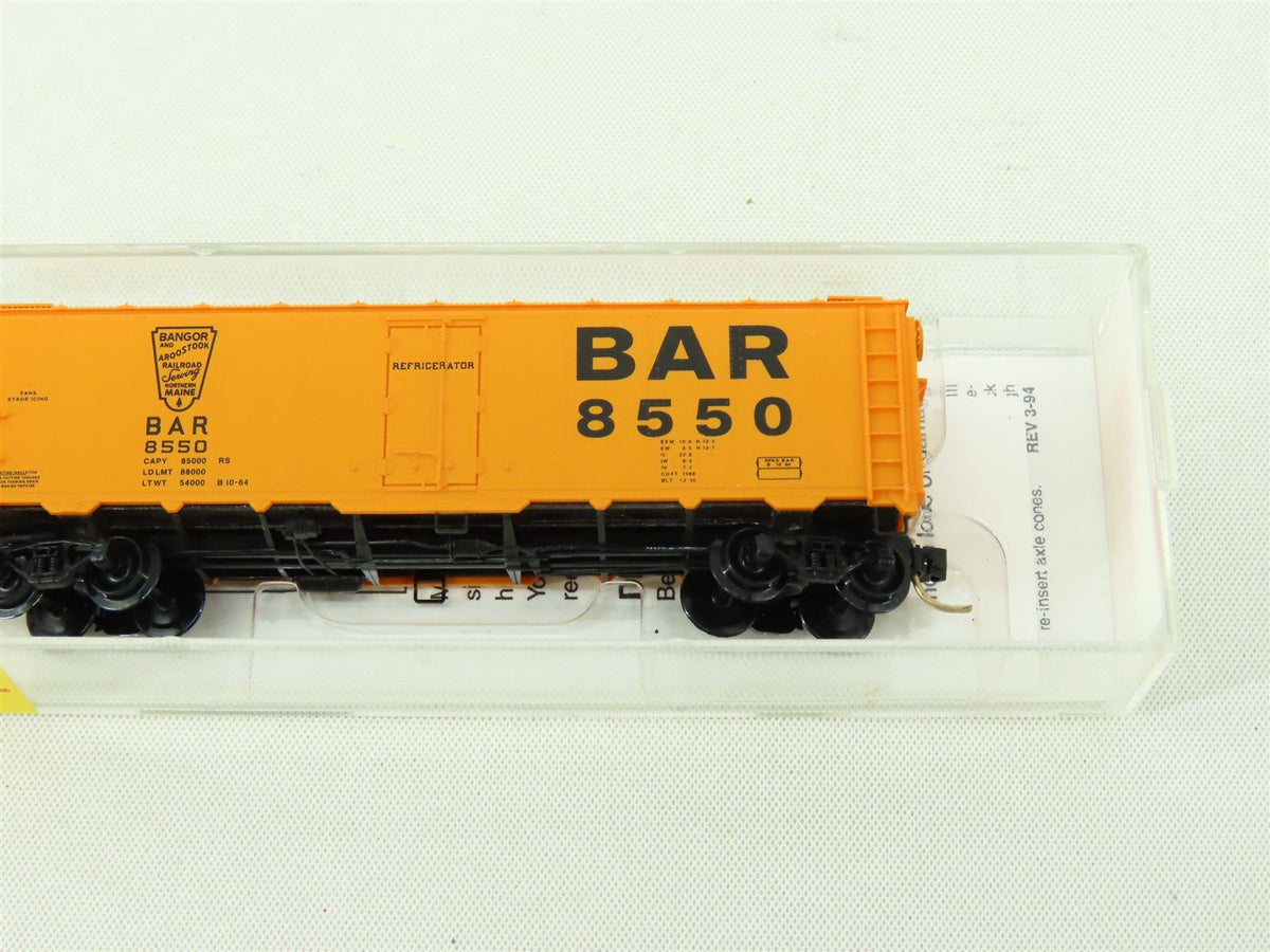 N Scale Micro-Trains MTL #59020 BAR Bangor &amp; Aroostook 40&#39; Ice Reefer #8550