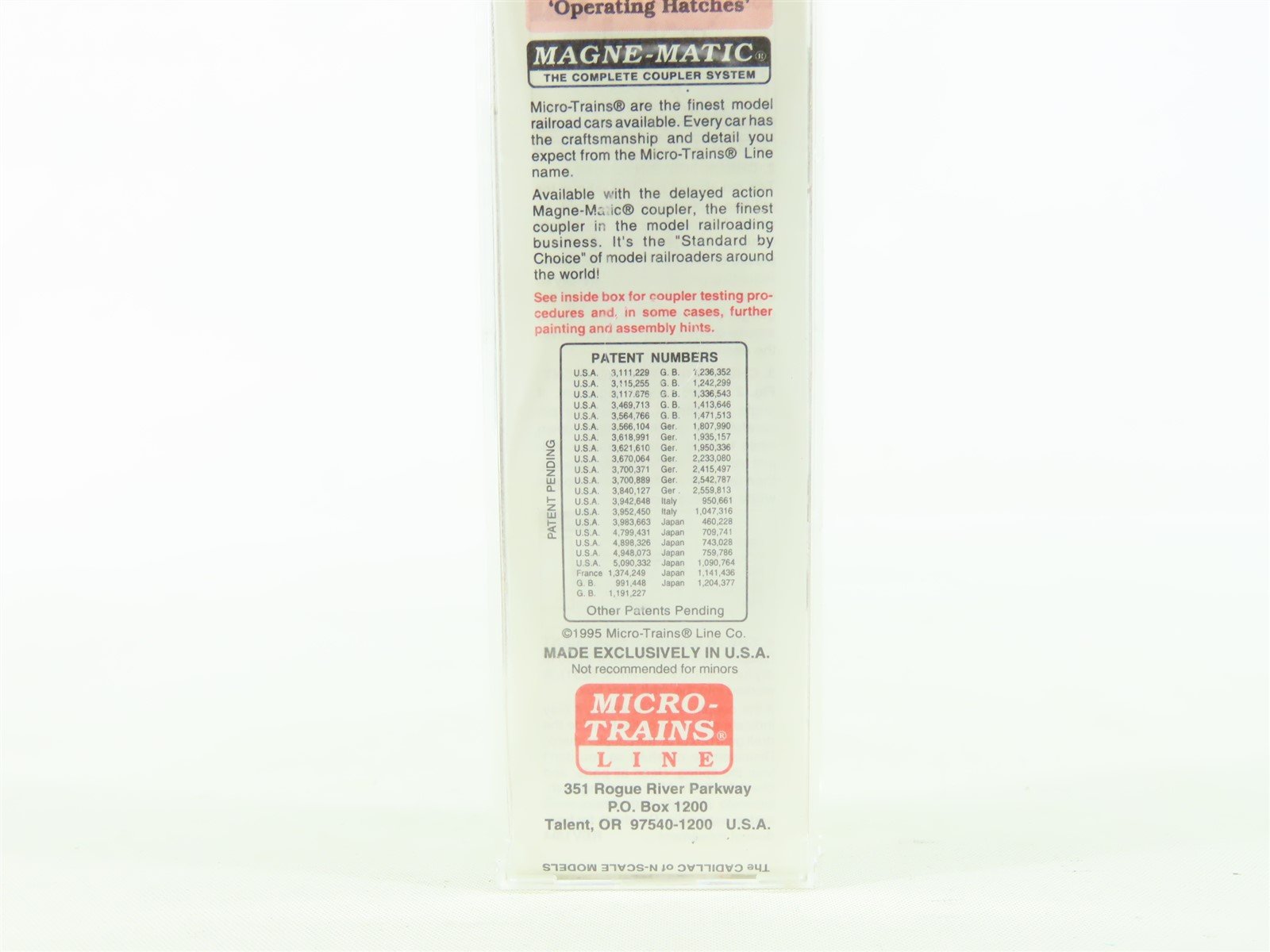 N Scale Micro-Trains MTL #58020 CBTCO Schwarzchild & Sulzberger 36' Reefer #1675