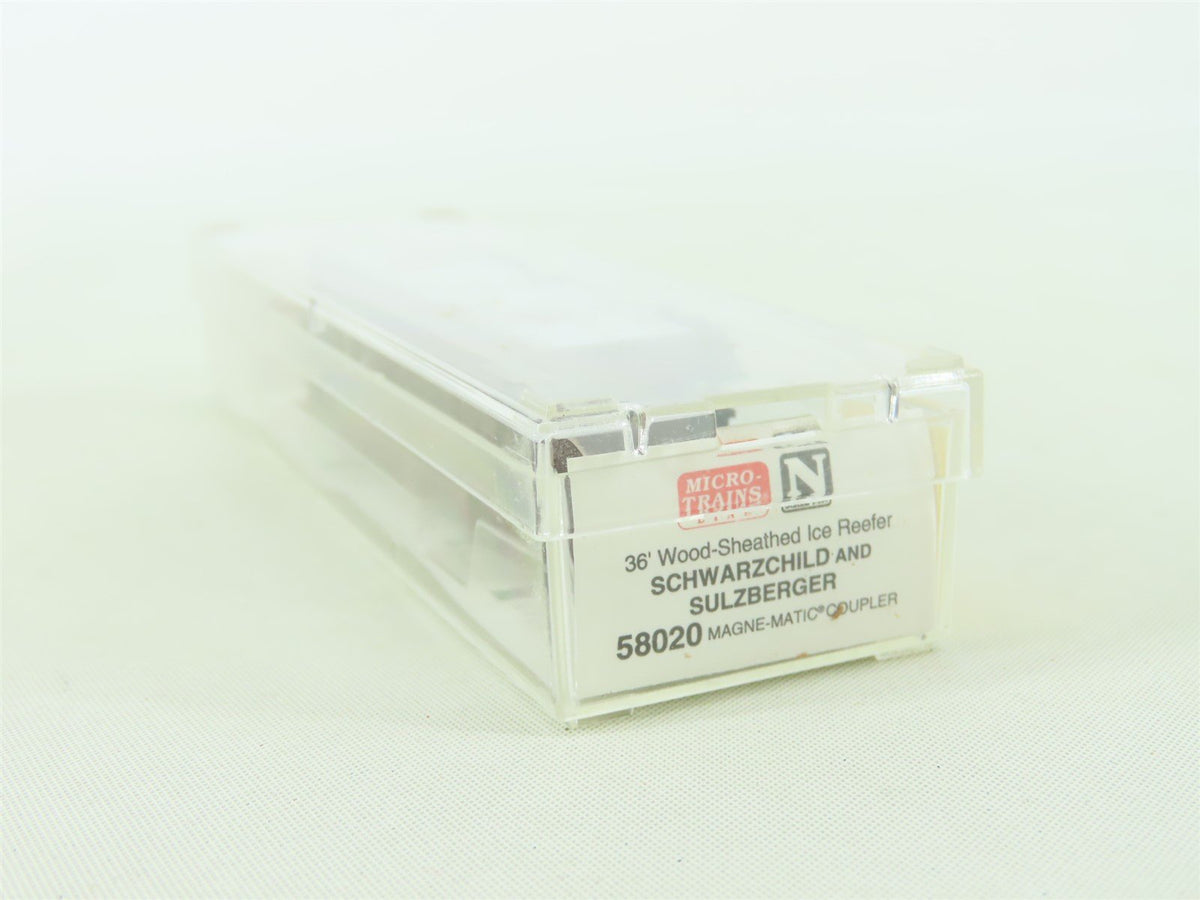 N Scale Micro-Trains MTL #58020 CBTCO Schwarzchild &amp; Sulzberger 36&#39; Reefer #1675
