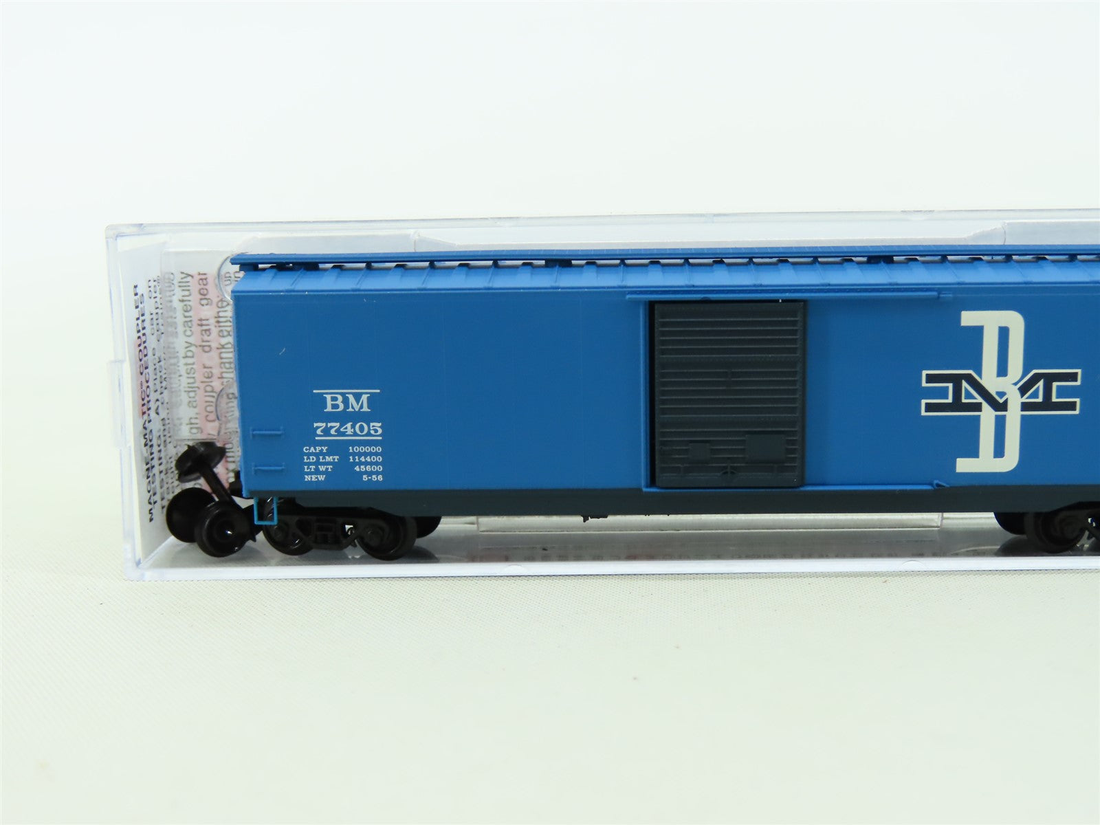 N Micro-Trains MTL #03100360 BM Boston & Maine 50' Single Door Box Car #77405