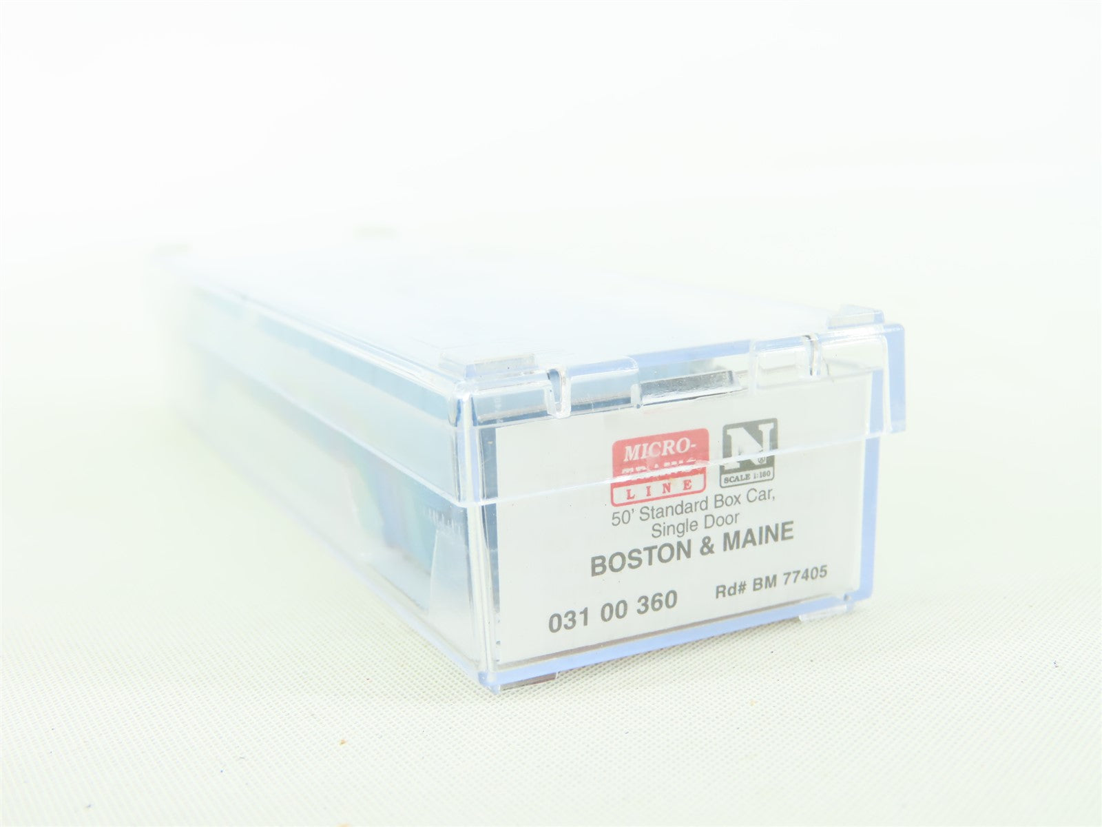 N Micro-Trains MTL #03100360 BM Boston & Maine 50' Single Door Box Car #77405