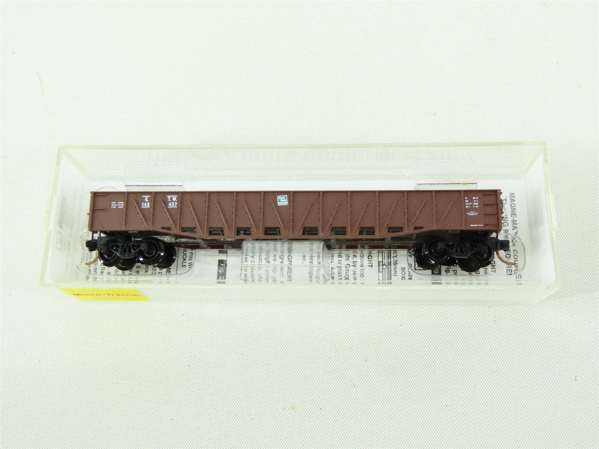 N Scale Micro-Trains MTL #63010 GTW Grand Trunk Western 50&#39; Gondola #145457