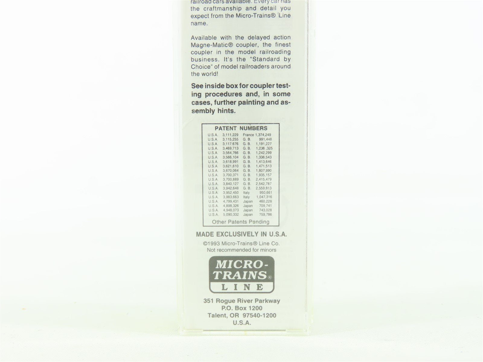 N Scale Micro-Trains MTL #63010 GTW Grand Trunk Western 50' Gondola #145457