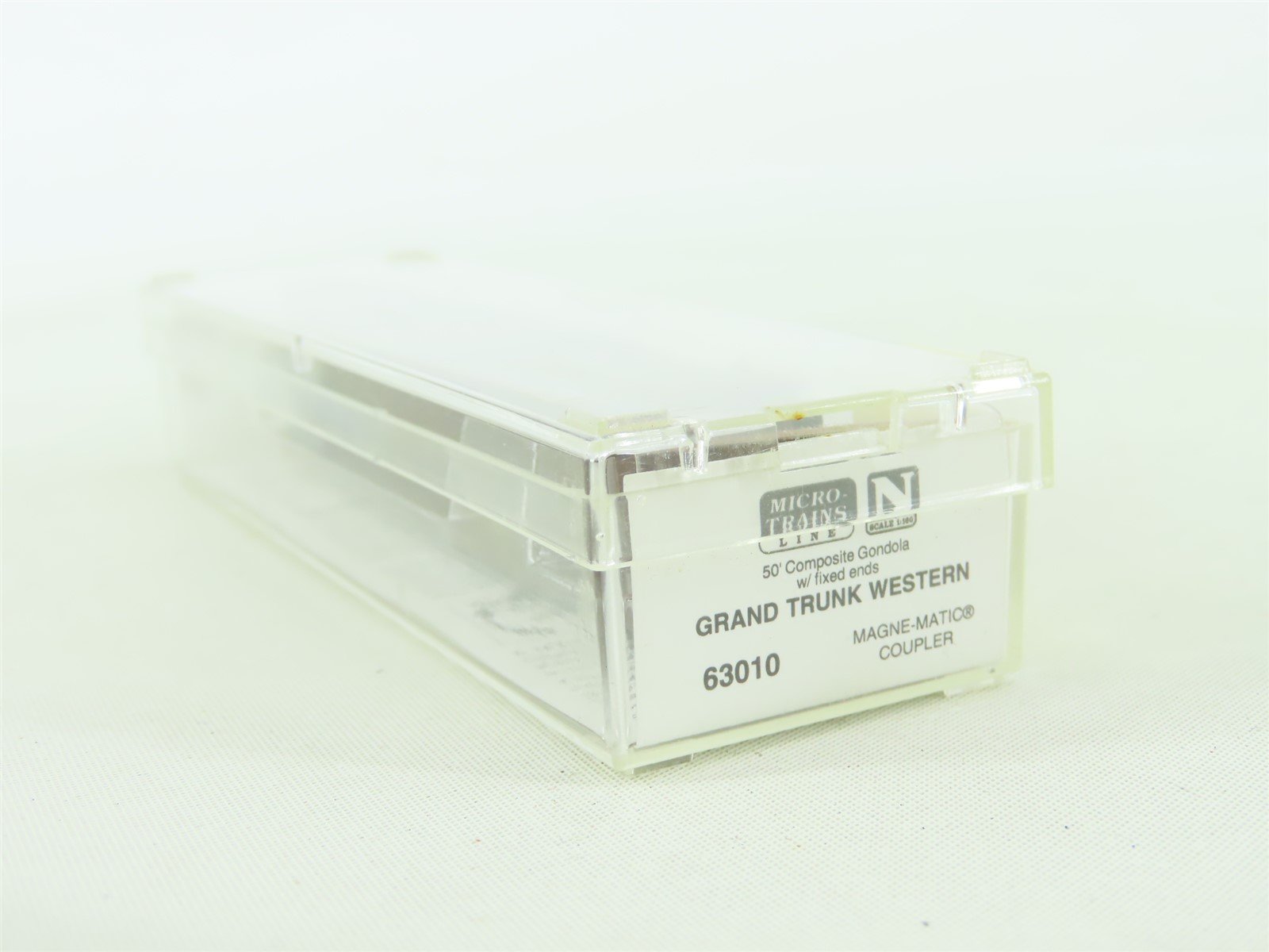 N Scale Micro-Trains MTL #63010 GTW Grand Trunk Western 50' Gondola #145457