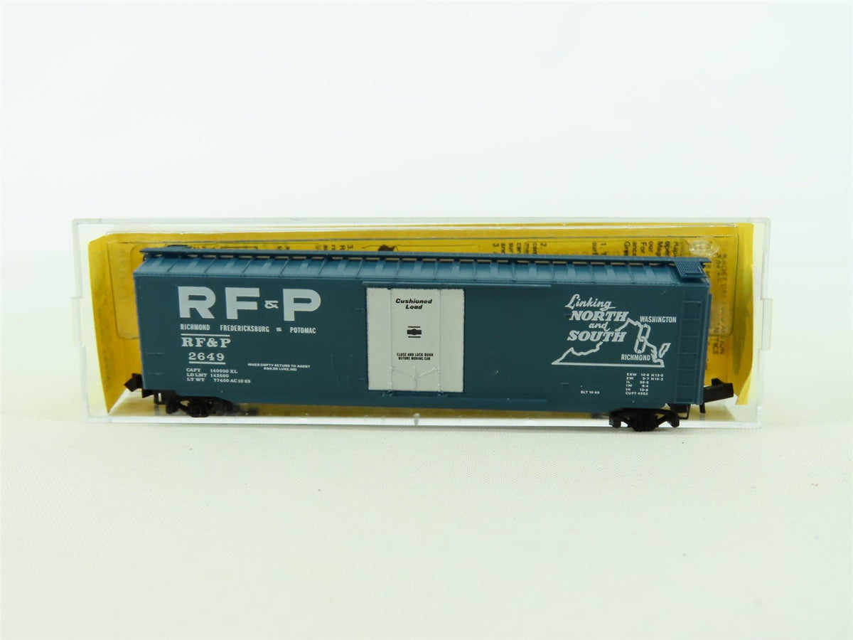 N Scale Kadee Micro-Trains MTL #32041 RF&amp;P 50&#39; Plug Door Steel Box Car #2649