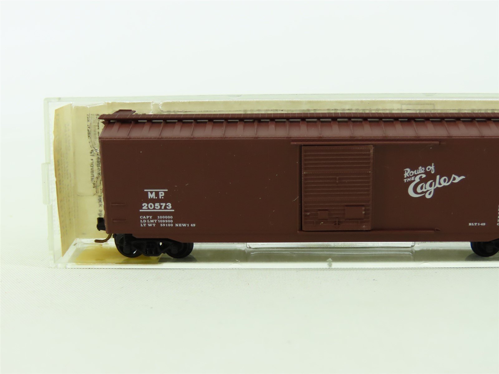 N Scale Kadee Micro-Trains MTL #31180 MP Route of The Eagles 50' Box Car #20573