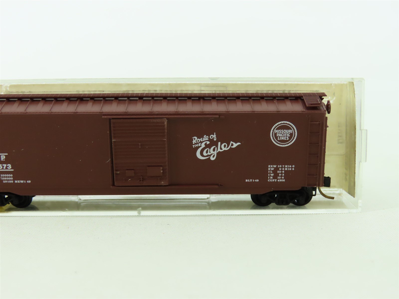N Scale Kadee Micro-Trains MTL #31180 MP Route of The Eagles 50' Box Car #20573