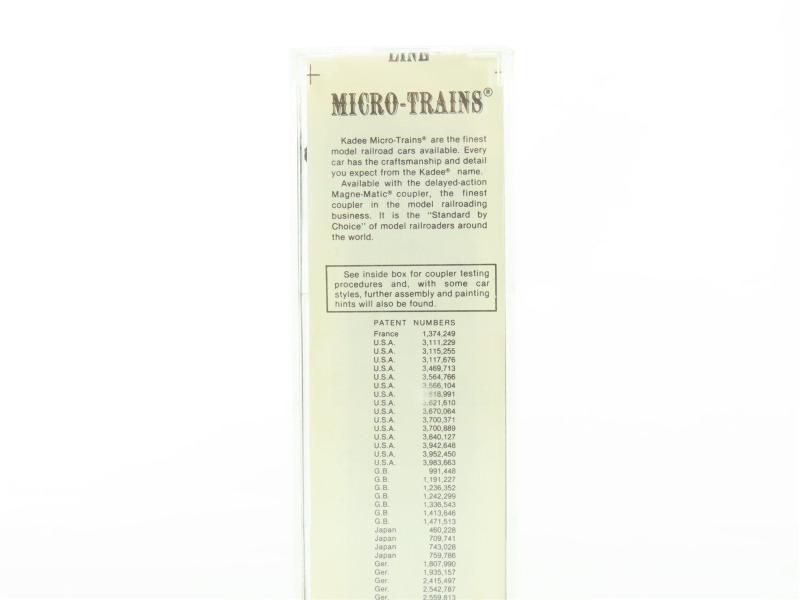 N Scale Kadee Micro-Trains MTL #31180 MP Route of The Eagles 50' Box Car #20573