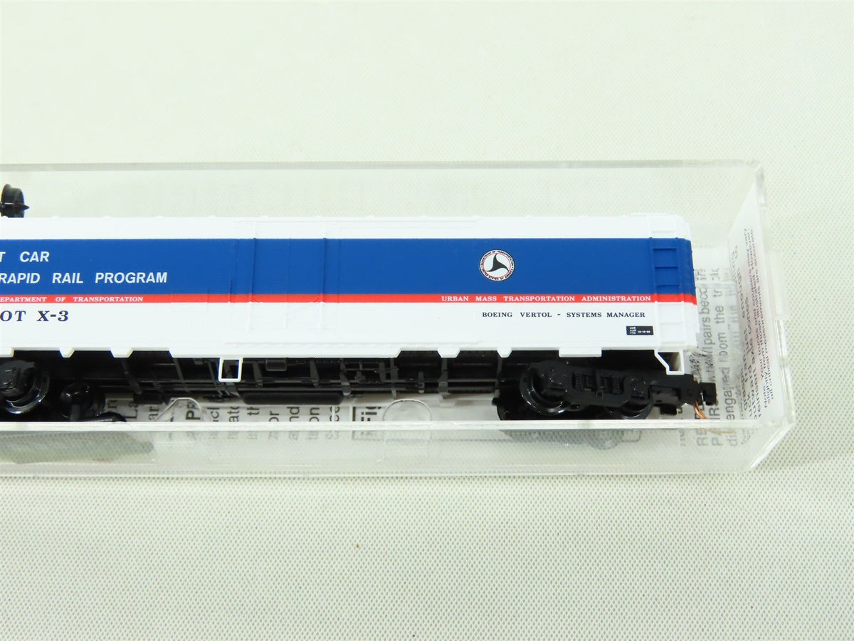 N Scale Micro-Trains MTL 52090 UMTA Urban Rapid Rail Program Steel Reefer #X-3