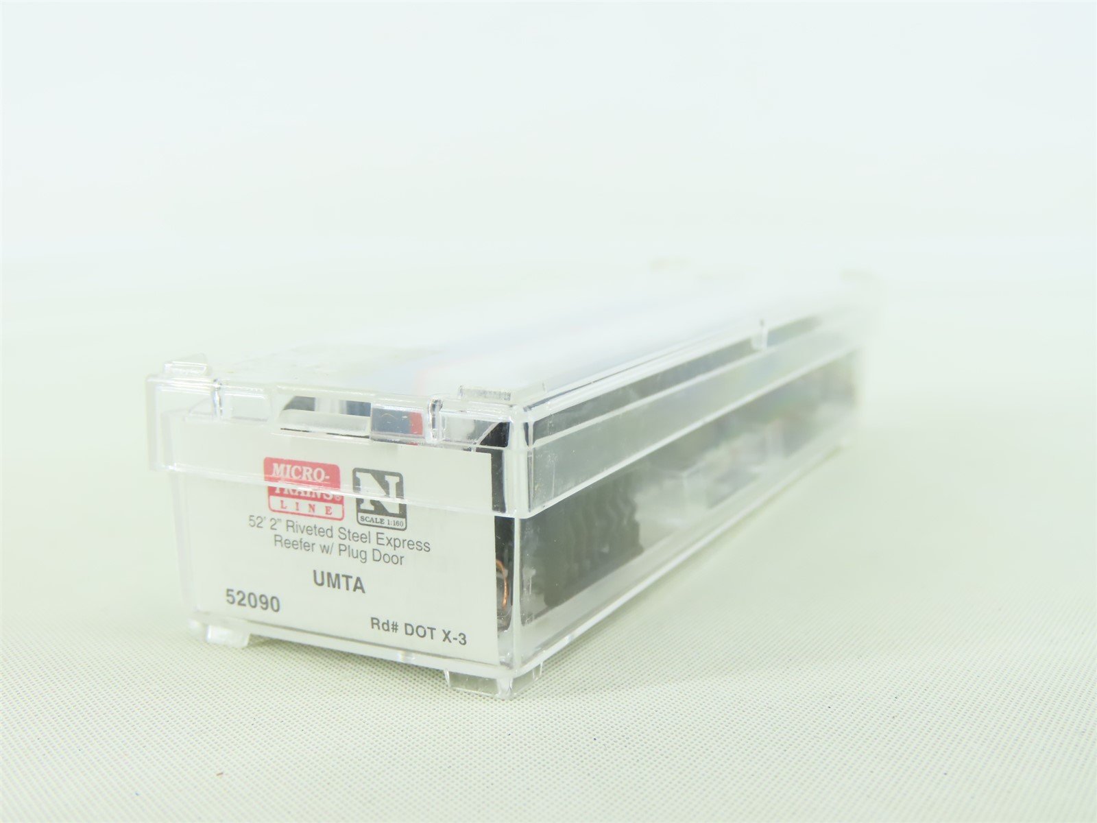N Scale Micro-Trains MTL 52090 UMTA Urban Rapid Rail Program Steel Reefer #X-3