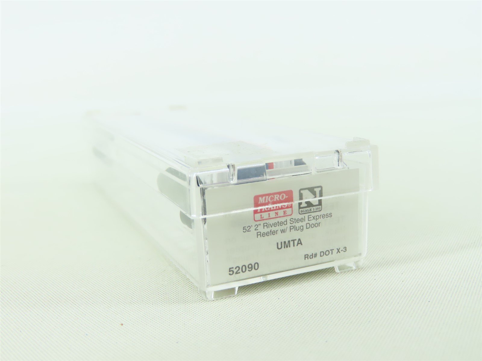 N Scale Micro-Trains MTL 52090 UMTA Urban Rapid Rail Program Steel Reefer #X-3