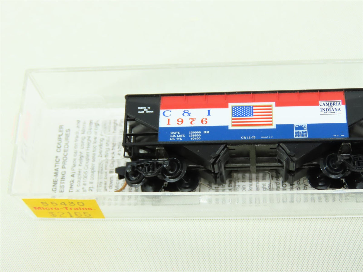 N Scale Micro-Trains MTL 55430 C&amp;I Cambria &amp; Indiana 2-Bay Hopper #1976