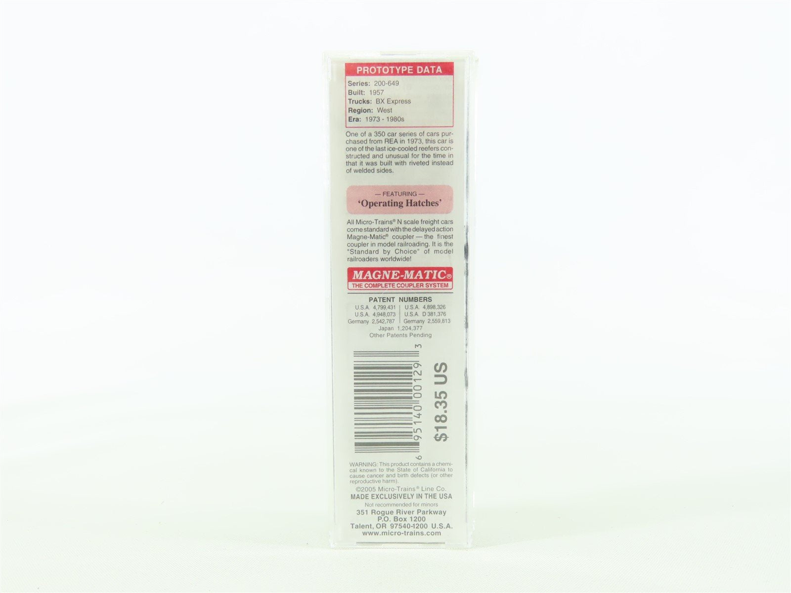 N Scale Micro-Trains MTL 05200100 SLC San Luis Central Steel Express Reefer #406