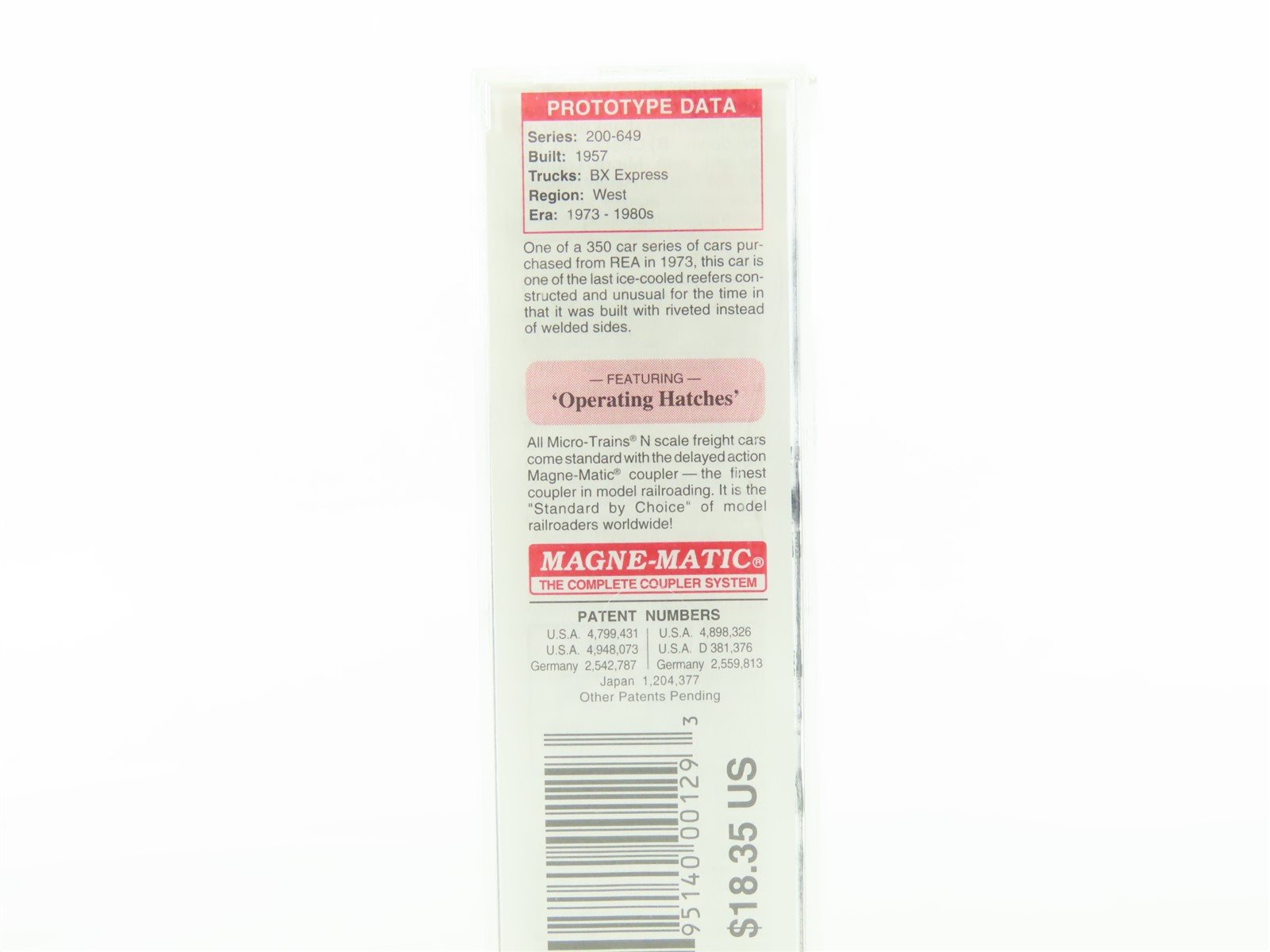 N Scale Micro-Trains MTL 05200100 SLC San Luis Central Steel Express Reefer #406