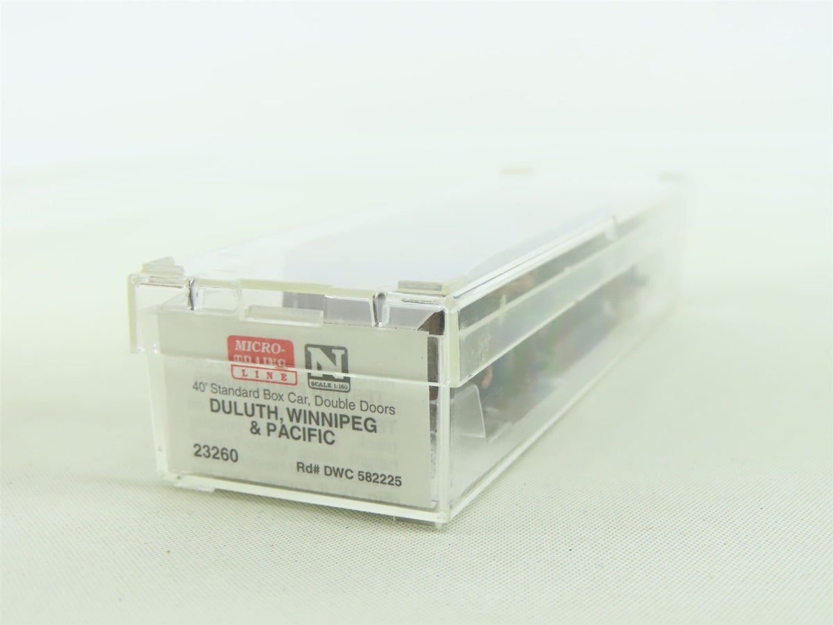 N Scale Micro-Trains MTL 23260 DWC Duluth Winnipeg &amp; Pacific 40&#39; Box Car #582225
