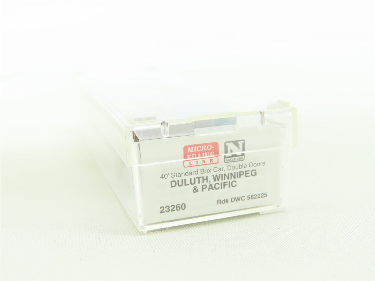 N Scale Micro-Trains MTL 23260 DWC Duluth Winnipeg &amp; Pacific 40&#39; Box Car #582225