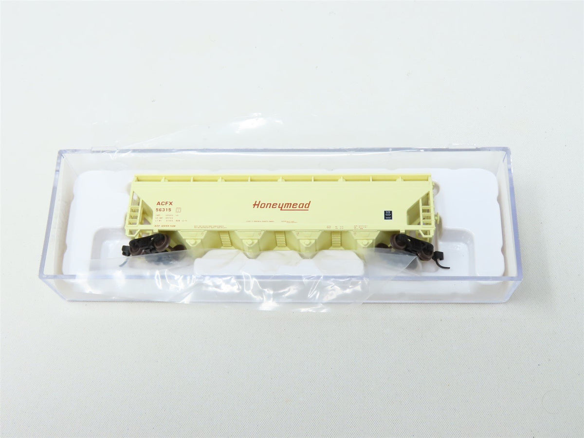 N Scale Atlas #39692 ACFX Honeymead ACF 4-Bay Centerflow Hopper #56315