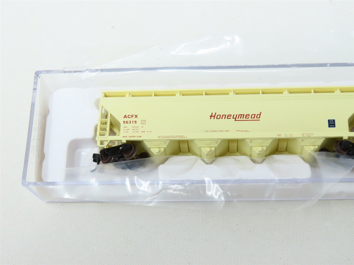 N Scale Atlas #39692 ACFX Honeymead ACF 4-Bay Centerflow Hopper #56315