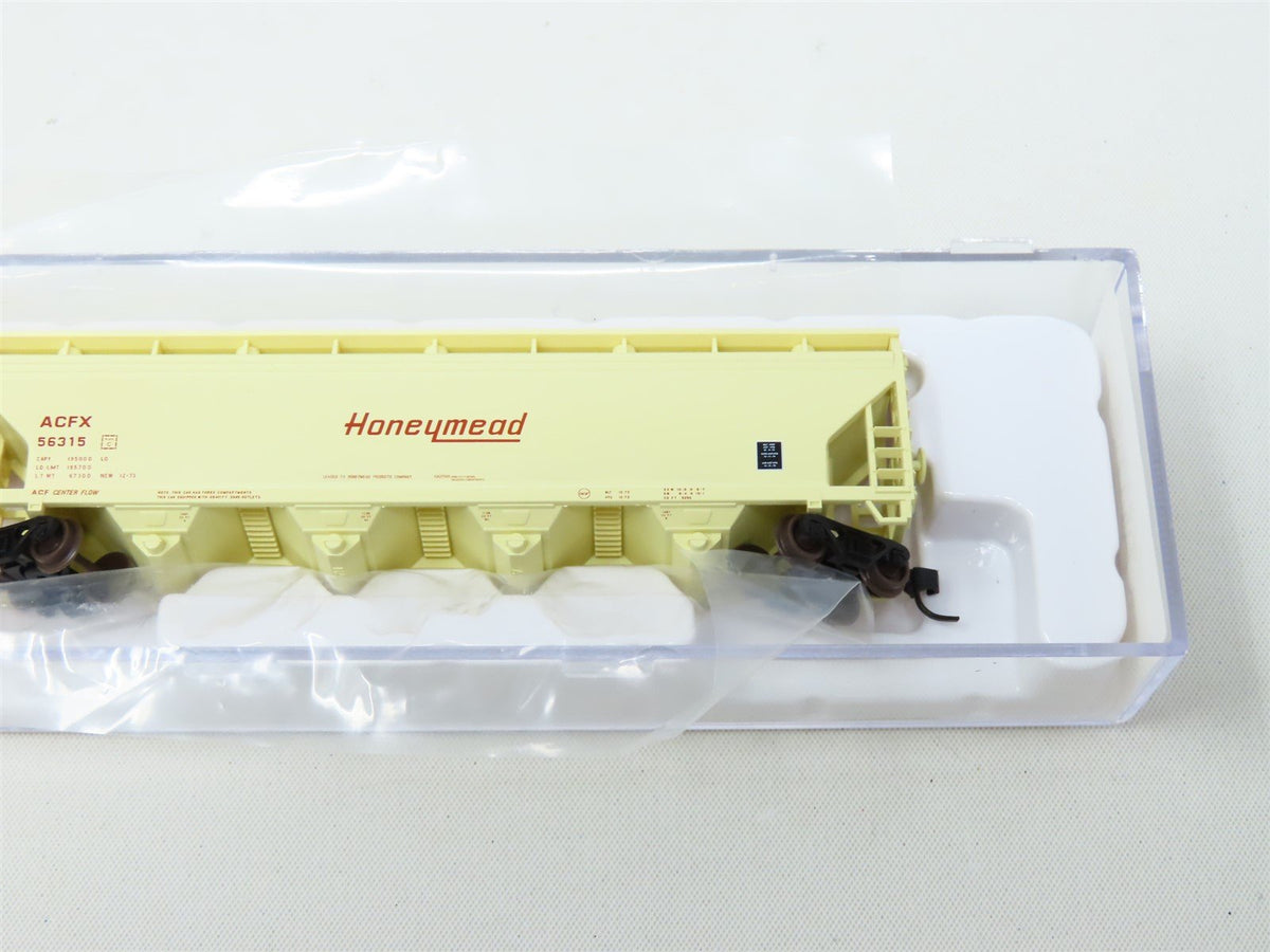 N Scale Atlas #39692 ACFX Honeymead ACF 4-Bay Centerflow Hopper #56315