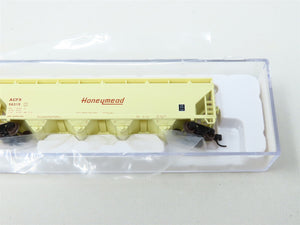 N Scale Atlas #39692 ACFX Honeymead ACF 4-Bay Centerflow Hopper #56315