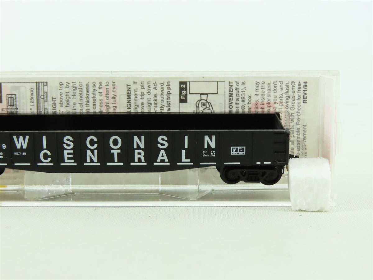 N Micro-Trains MTL 46330 WC Wisconsin Central 50&#39; Fishbelly Side Gondola #55169