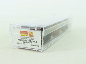 N Scale Micro-Trains MTL 09400481 ATSF Santa Fe ACF 3-Bay Covered Hopper #314395