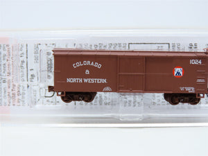Nn3 Micro-Trains MTL #80000080 C&N Colorado & Northwestern 30' Box Car #1024