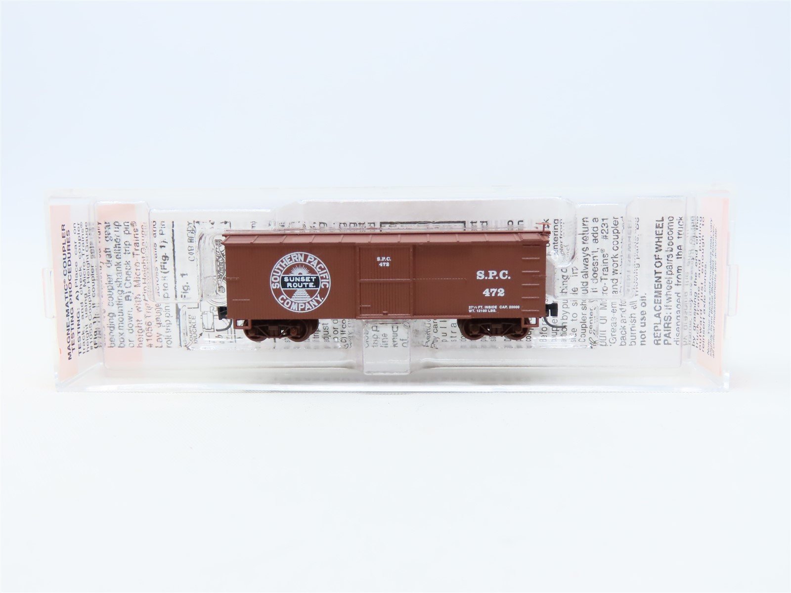 Nn3 Micro-Trains MTL #80000020 SP Southern Pacific 30' Box Car #472