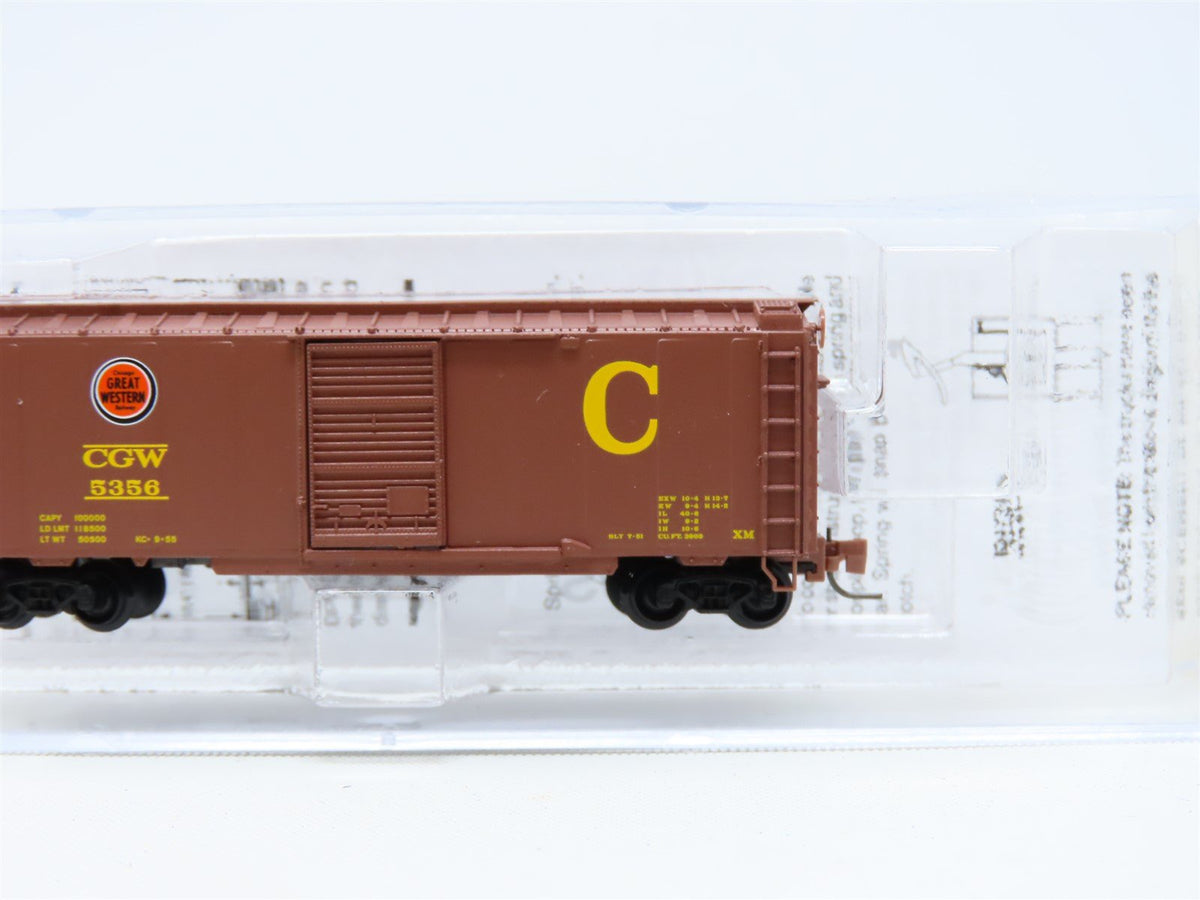 Z Scale Micro-Trains MTL #50000431 CGW Chicago Great Western 40&#39; Box Car #5356