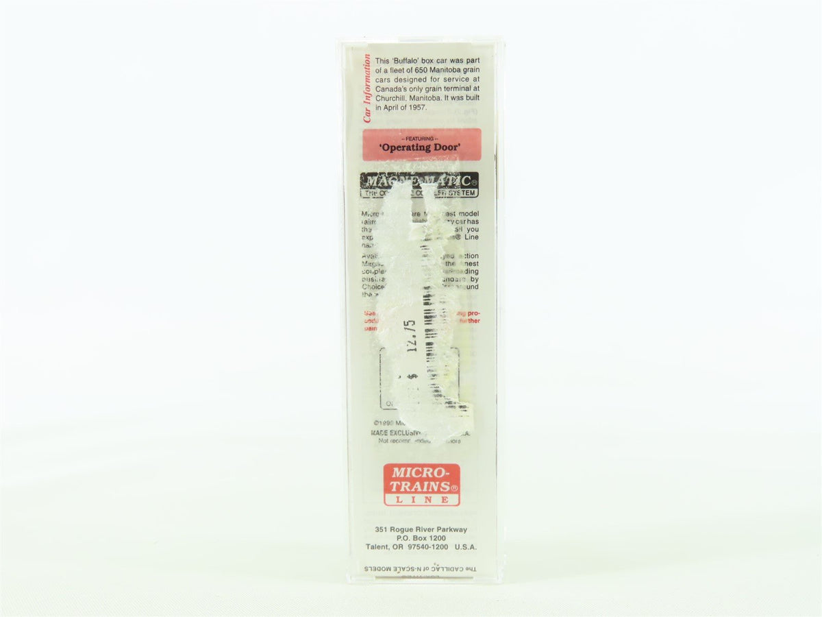 N Micro-Trains MTL 24280 CN Canadian National 40&#39; Single Door Boxcar #446214