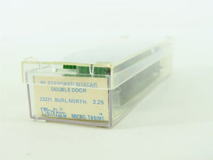 N Micro-Trains MTL Kadee 23231 BN Burlington Northern Boxcar 198961 - Blue Label