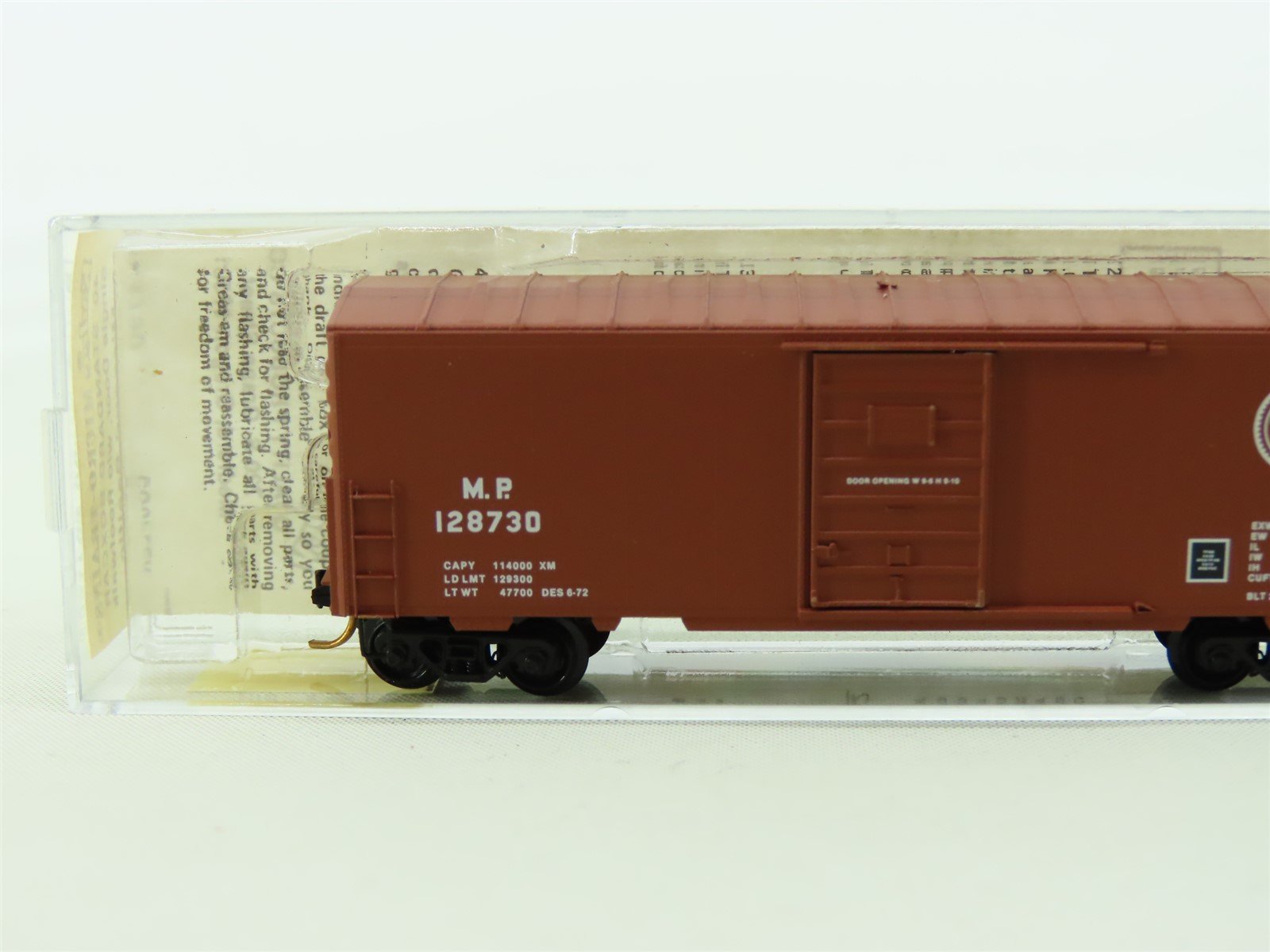 N Scale Kadee Micro-Trains MTL 24190 MP Missouri Pacific Line 40' Boxcar #128730