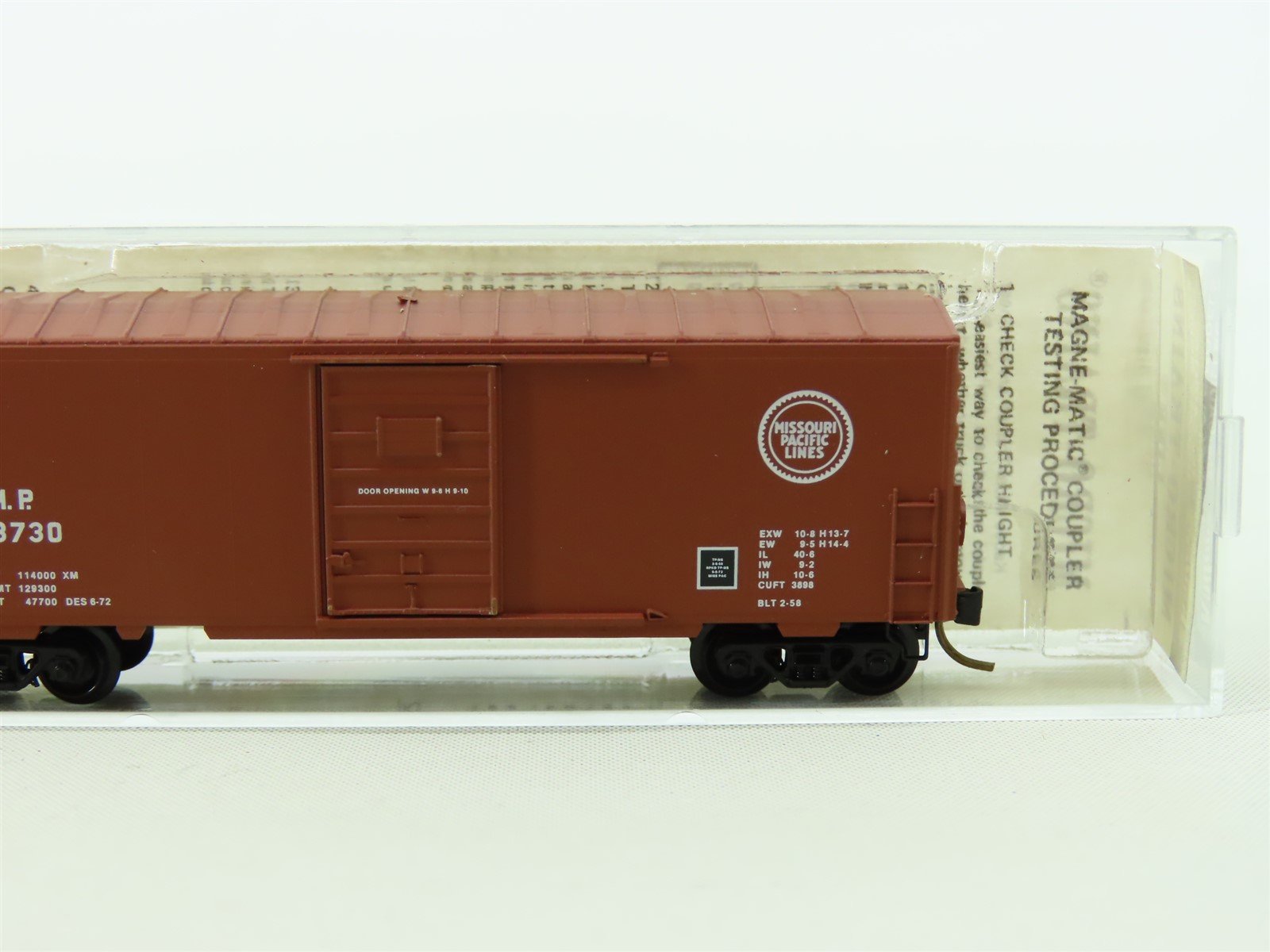 N Scale Kadee Micro-Trains MTL 24190 MP Missouri Pacific Line 40' Boxcar #128730