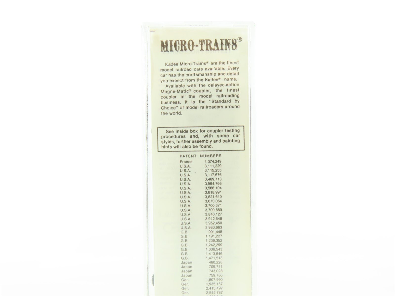 N Scale Kadee Micro-Trains MTL 24190 MP Missouri Pacific Line 40' Boxcar #128730