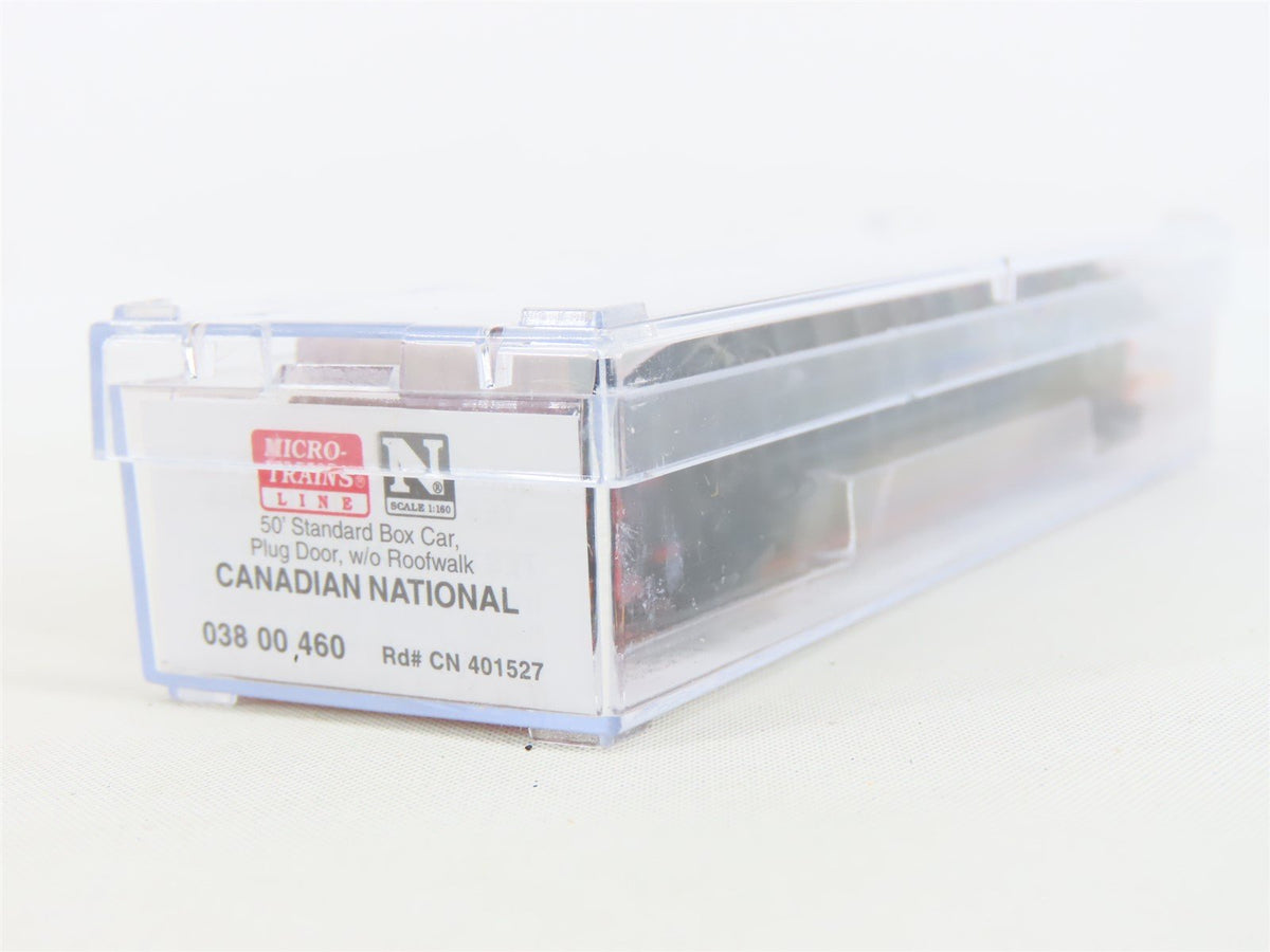 N Micro-Trains MTL 03800460 CN Canadian National &quot;Newsprint&quot; 50&#39; Box Car #401527