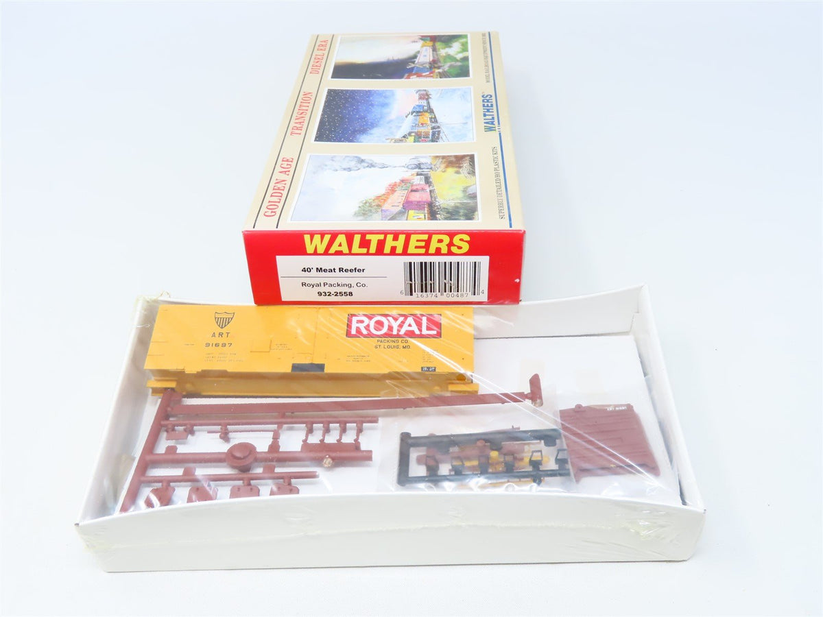 HO Scale Walthers Kit #932-2558 UP ART Royal Packing Co. 40&#39; Meat Reefer #91697