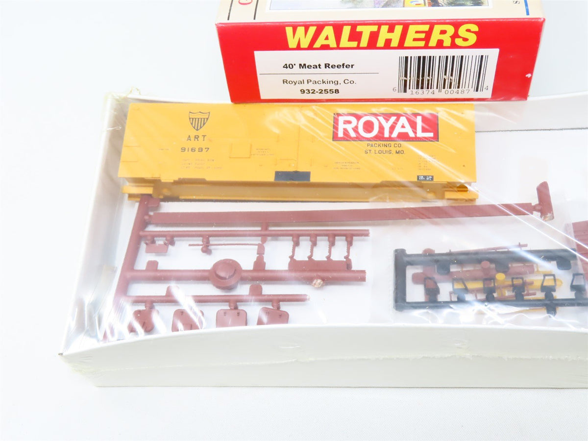 HO Scale Walthers Kit #932-2558 UP ART Royal Packing Co. 40&#39; Meat Reefer #91697