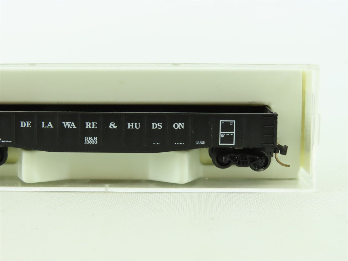 N Micro-Trains MTL 46310 D&amp;H Delaware &amp; Hudson 50&#39; Fishbelly Side Gondola #13833