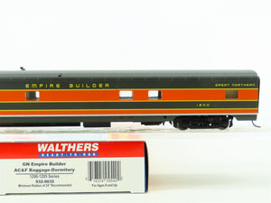 HO Walthers 932-9035 GN Empire Builder Baggage-Dorm Passenger Custom w/Lighting