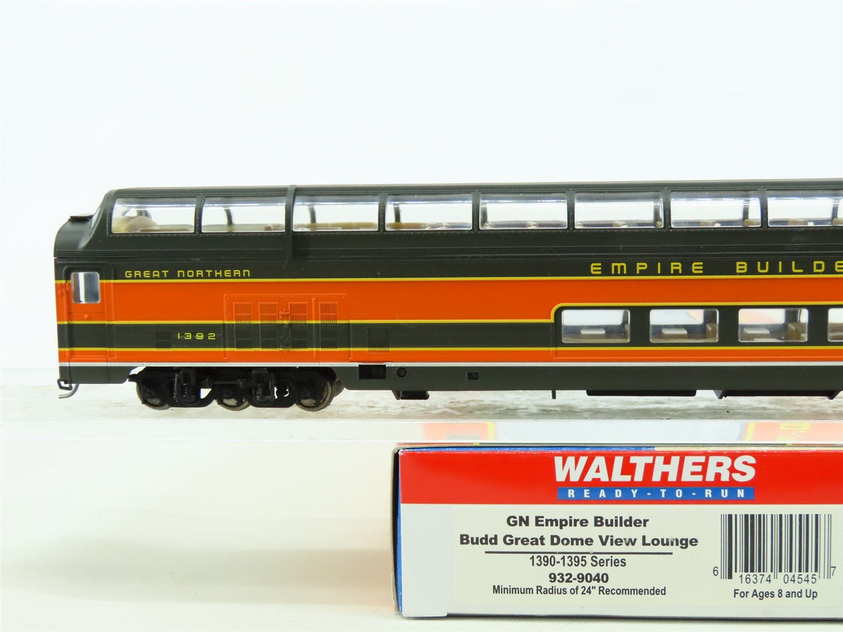 HO Walthers 932-9040 GN Empire Builder Great Dome Passenger Custom w/Lighting