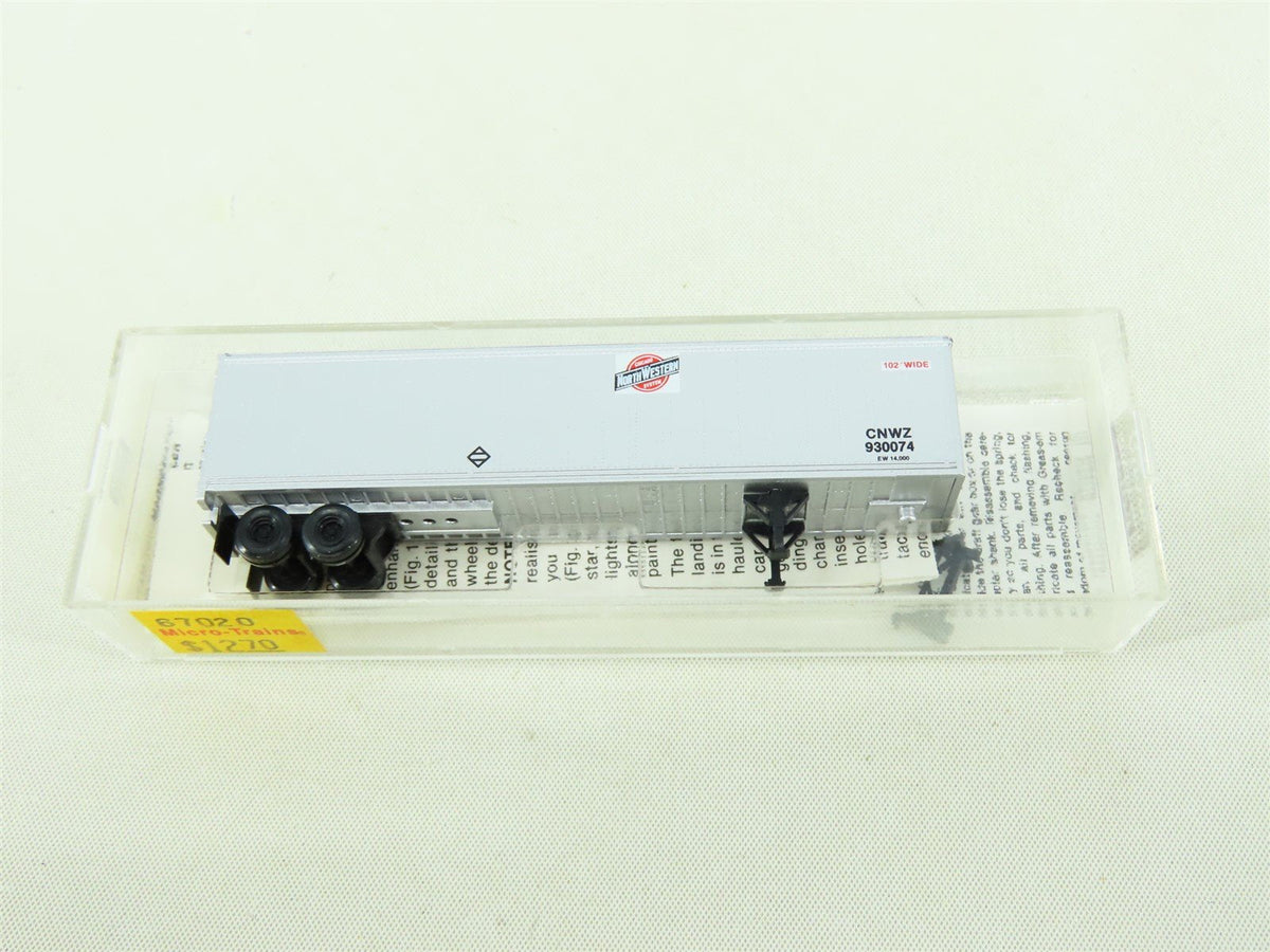 N 1/160 Scale Micro-Trains MTL 67020 Chicago Northwestern 45&#39; Trailer #930074