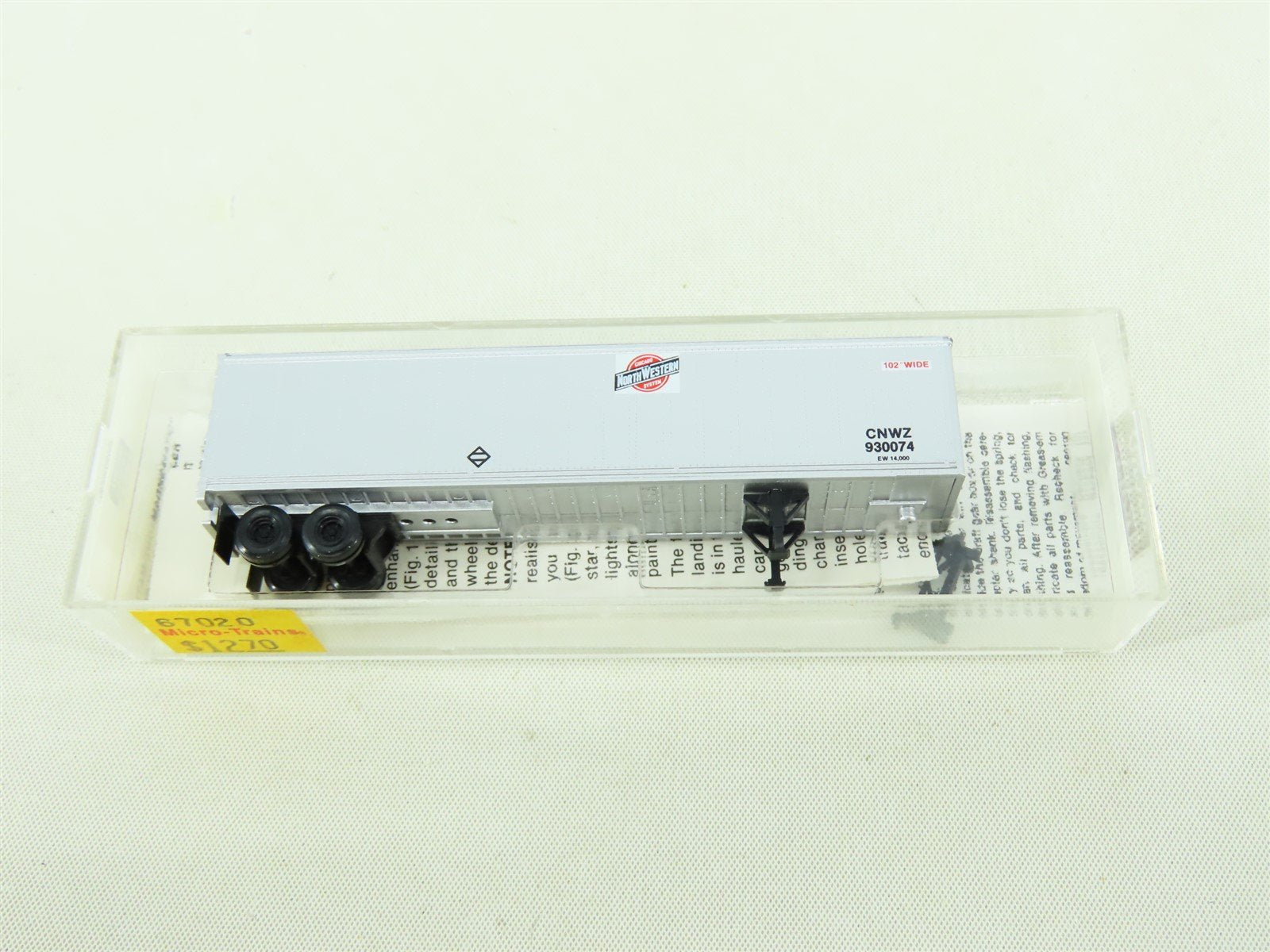 N 1/160 Scale Micro-Trains MTL 67020 Chicago Northwestern 45' Trailer #930074