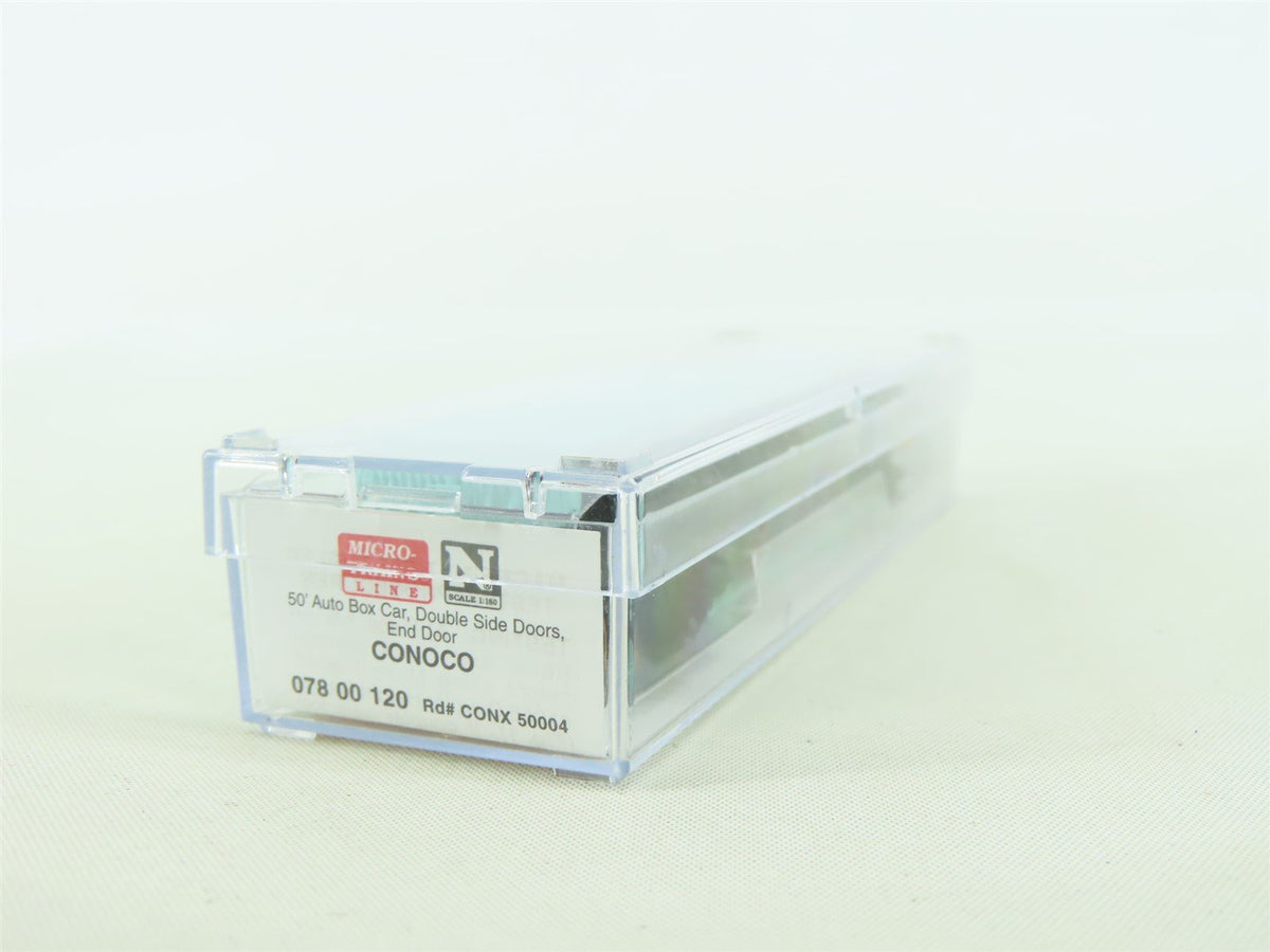 N Scale Micro-Trains MTL 07800120 CONX Conoco 50&#39; Auto Box Car #50004