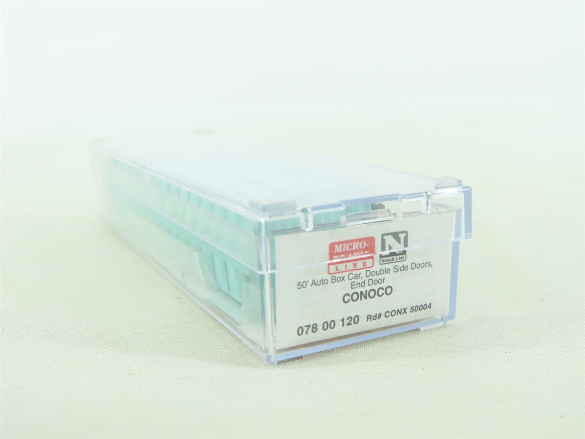N Scale Micro-Trains MTL 07800120 CONX Conoco 50&#39; Auto Box Car #50004